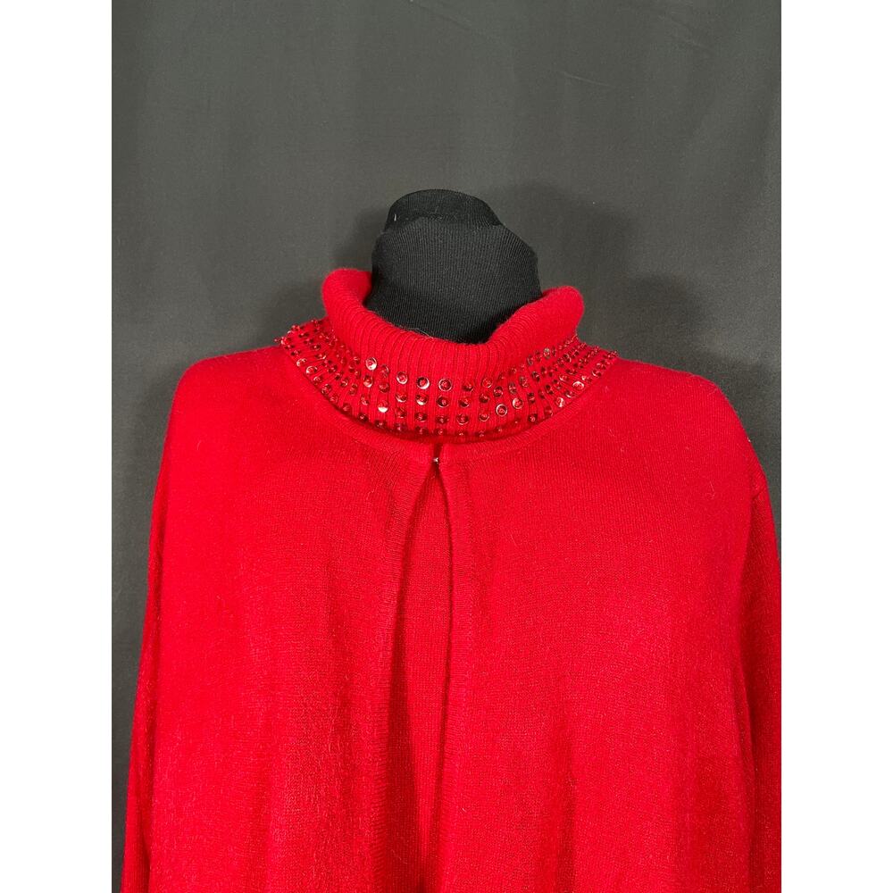 Vintage Red Sweater Set, Sequence, Plus Size 3x M… - image 7